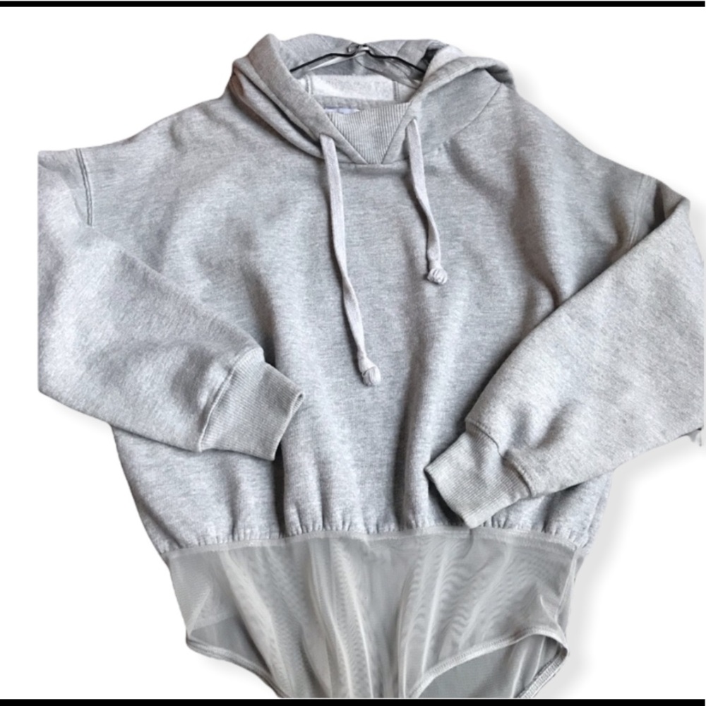 Zara Hoody BodySuit Gray